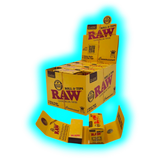 RAW Connoisseur Rolls 5m + 50 Perforated Tips Display