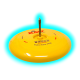 Raw Flying Disc with Cone Holder