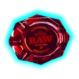 RAW Glass Ashtray Ruby Red