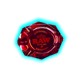 RAW Glass Ashtray Ruby Red