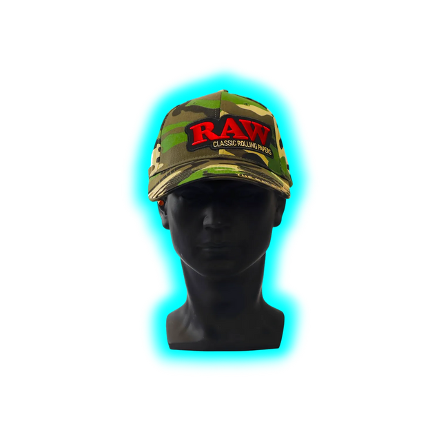 Raw Hat Camo With Poker