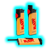 Accendino Raw con antivento e poker marrone