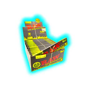 RAW Organic Hemp Black Papers King Size Slim Extra Fine Box