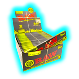 RAW Organic Hemp Black Papers King Size Slim Extra Fine Box