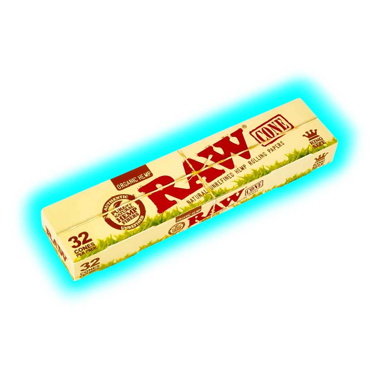 RAW Organics Prerolled Cone 109mm 32pcs