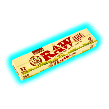 RAW Organics Prerolled Cone 109mm 32pcs