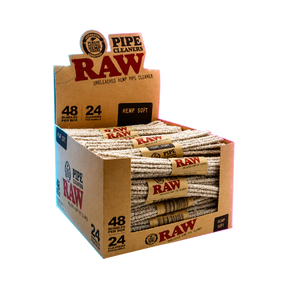 RAW Pipe Cleaner Bundle BOX 48pcs Hemp Soft
