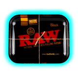 RAW Rolling Tray L Black Metal 275 x 340mm