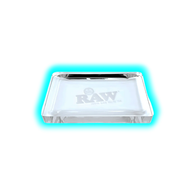RAW Rolling Tray L Crystal Glass 235 x 320mm