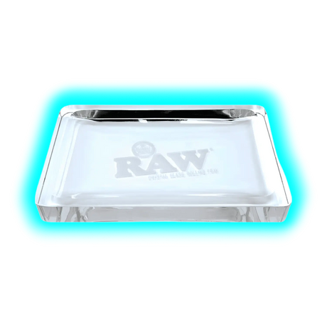 RAW Rolling Tray L Crystal Glass 235 x 320mm