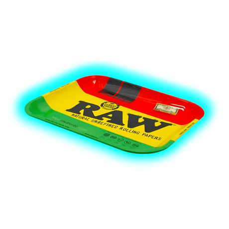 RAW Rolling Tray L Rasta 275 x 340mm