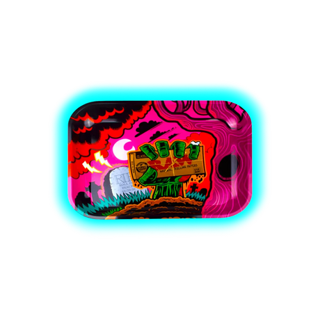 RAW Rolling Tray L Zombie RIP 275 x 340mm
