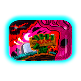RAW Rolling Tray L Zombie RIP 275 x 340mm