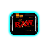 RAW Rolling Tray M Black Metal 175 x 275mm