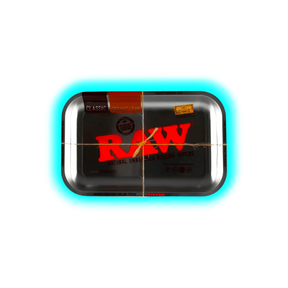 RAW Rolling Tray M Silver Metal 175 x 275mm