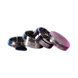 RAW Stainless Steel Grinder with Magnet and Sifter 4parts 50mm