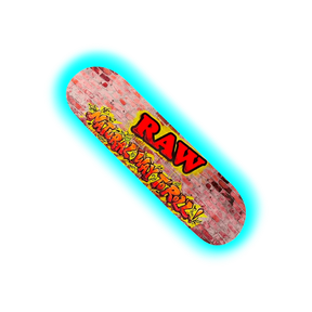 Raw Street Skateboard Bricks & Classic 8.5''