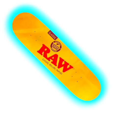 Raw Street Skateboard Bricks & Classic 8.5''