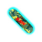 Raw Street Skateboard Camo & Black 8.5''