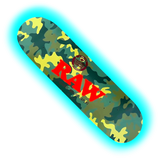 Raw Street Skateboard Camo & Black 8.5''