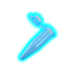 Reagent 1.5ml with attached lid 500pcs Blue