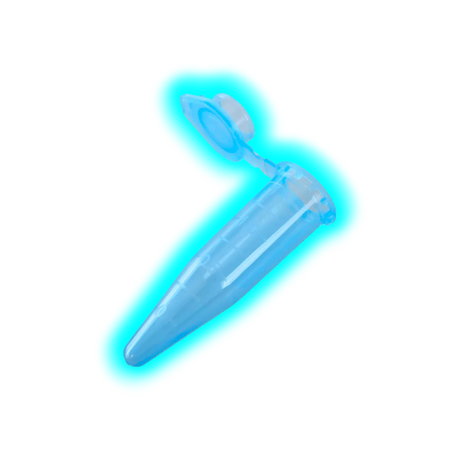 Reagent 1.5ml with attached lid 500pcs Blue