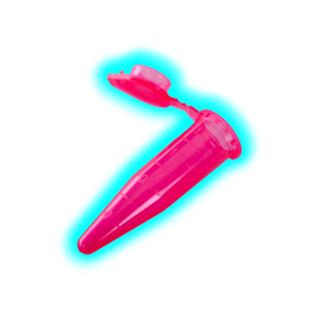 Reagent 1.5ml with attached lid 500pcs Red