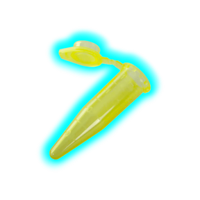 Reagent 1.5ml with attached lid 500pcs Yellow