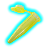 Reagent 1.5ml with attached lid 500pcs Yellow