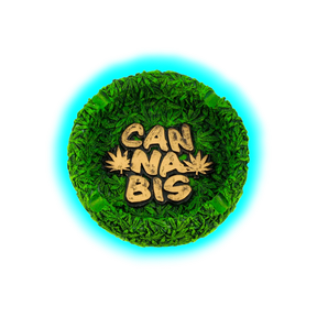 Resin Ashtray Cannabis 13cm