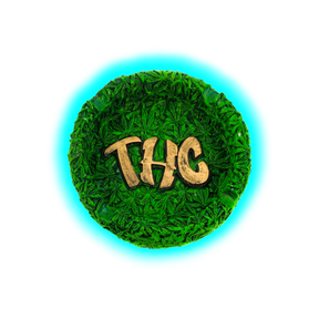 Resin Ashtray THC 13cm