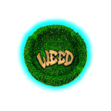 Resin Ashtray Weed 13cm
