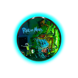 Rick and Morty Aluminium Grinder Black 4 Parts 50mm