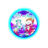 Rick and Morty Aluminium Grinder Blue 2 Parts 50mm