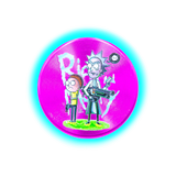 Rick and Morty Aluminium Grinder Purple 2 Parts 50mm