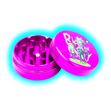 Rick and Morty Aluminium Grinder Purple 2 Parts 50mm