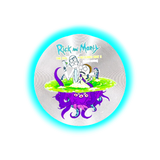 Rick and Morty Aluminium Grinder Silver 4 Parts 50mm