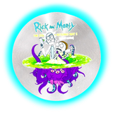 Rick and Morty Aluminium Grinder Silver 4 Parts 50mm
