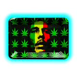Rolling Tray M Bob Marley Leaves 175 x 275mm