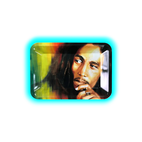 Rolling Tray S Bob Marley Rasta 180 x 125mm