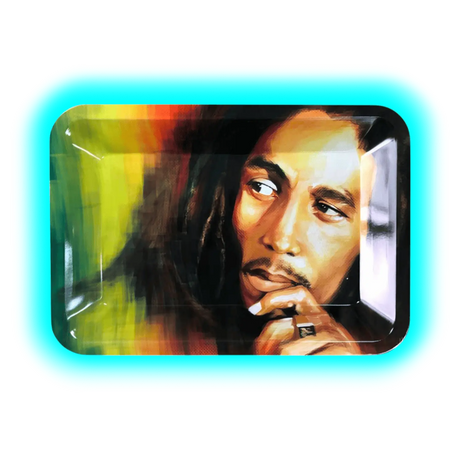 Rolling Tray S Bob Marley Rasta 180 x 125mm