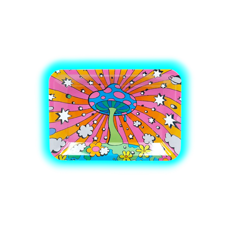 Rolling Tray S Psychedelic Mushroom 180 x 125mm