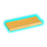 Rolling Wood Plate 110 x 45 x 7mm