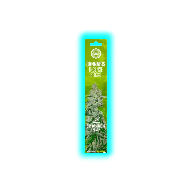 Scented Incense Sticks Dry Cannabis Leaves 15pcs