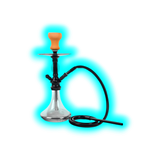 Shisha "Achilles" Schwarz 42cm 1 Anschl.