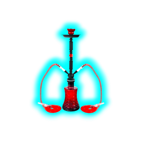 Shisha Big Mike 58cm Two Tubes