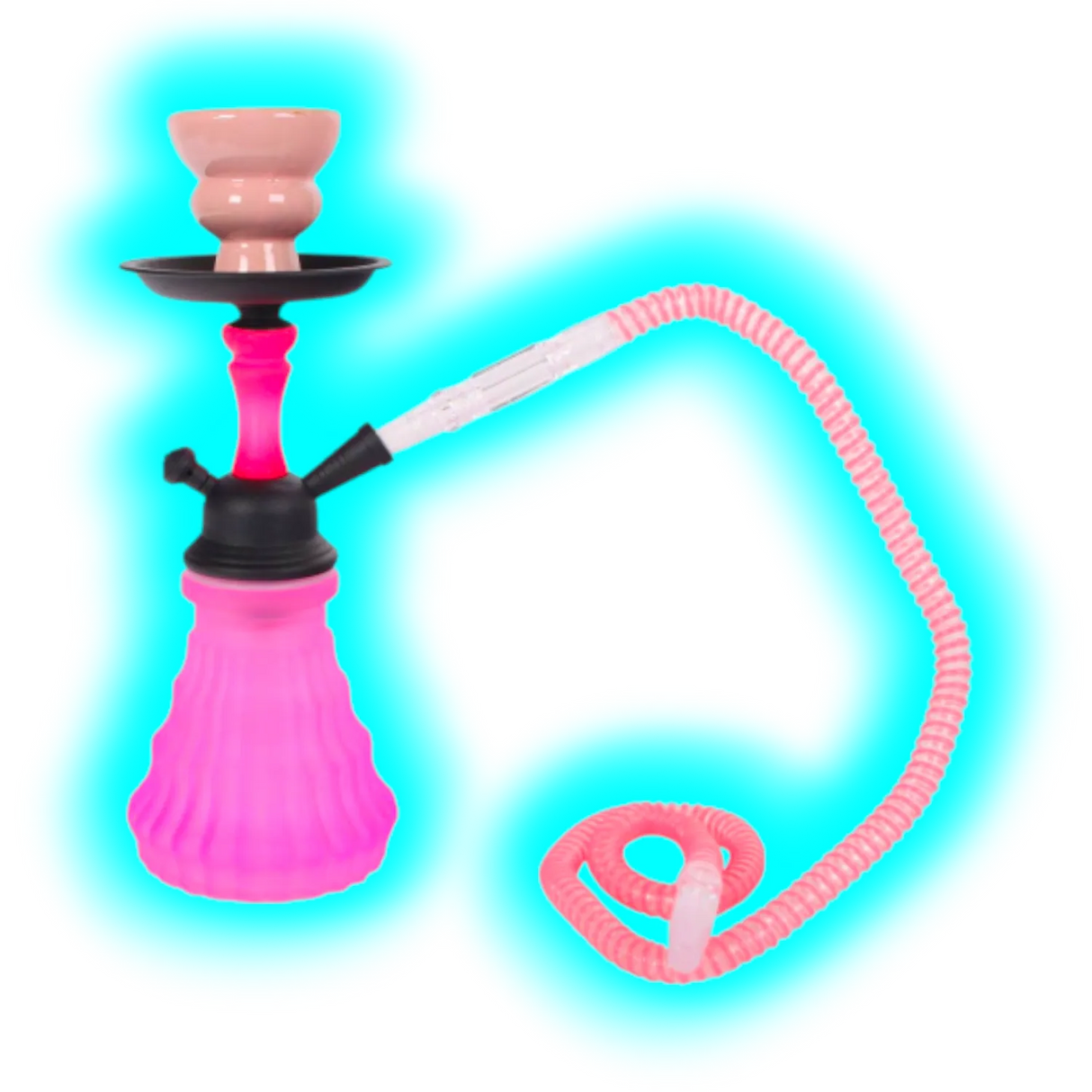 Shisha Tiny Pink One Tube 25cm