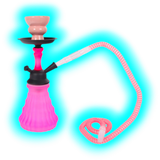 Shisha Tiny Pink One Tube 25cm