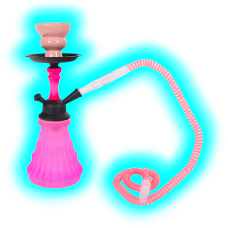 Shisha Tiny Pink One Tube 25cm