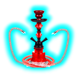 Shisha ""to Go"" sz 30cm 2 PVC Anschl. + Alukoffer